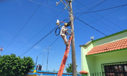 Tamiahua: Mantenimiento de 16 lámparas