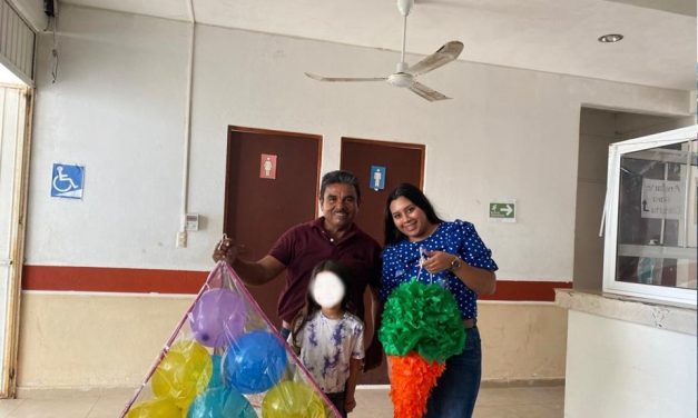 Tamiahua: Entrega de piñatas a Estero de Milpas