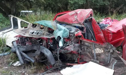 Aparatoso accidente vehicular en la carretera Federal Tuxpan-Tampico deja una persona sin vida y 6 lesionados